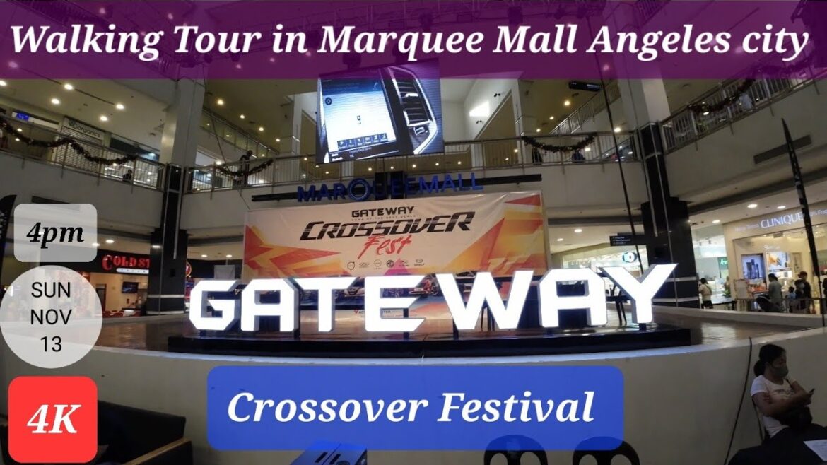 Walking Tour in Marquee Mall Angeles city. Crossover Festival (cars show room) Walking Tour in Marquee Mall Angeles city. Crossover Festival (cars show room)