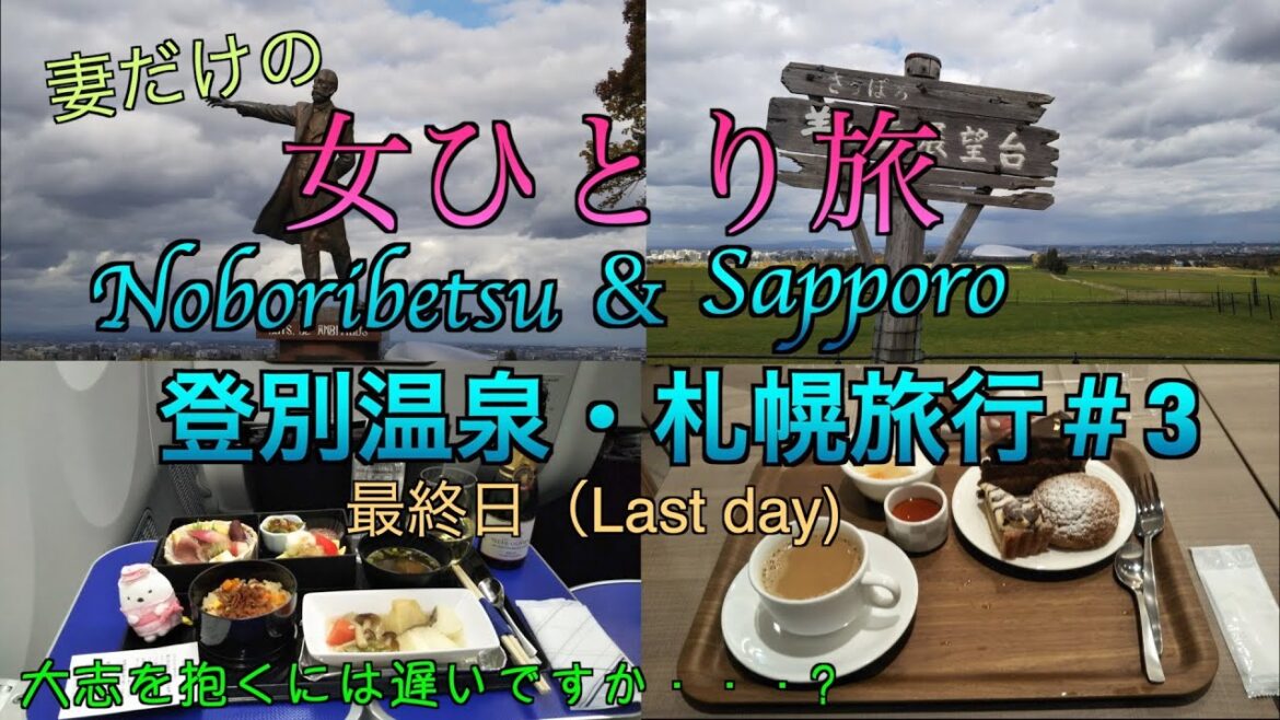 【登別温泉・札幌旅行】女ひとり旅3日目 最終日【ANAトクたびマイル】【すみっコぐらし】