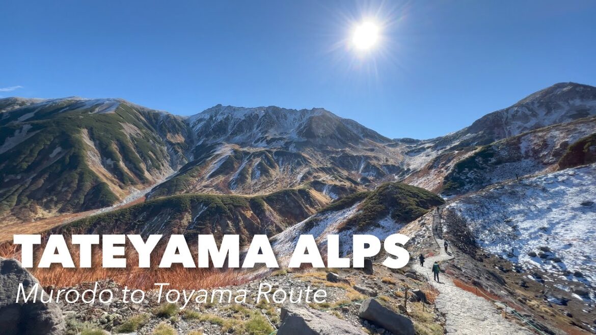 Beginner hike in alps with highest onsen in Japan