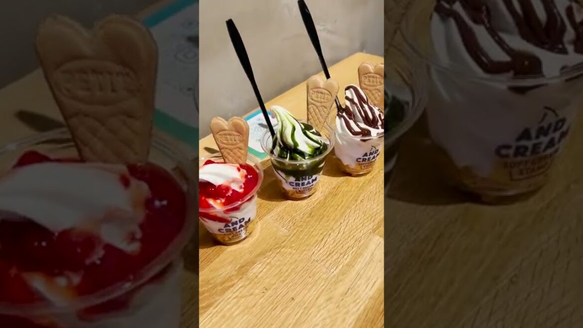 And Cream : Soft Cream Stand in Japan #shorts And Cream : Soft Cream Stand in Japan #shorts