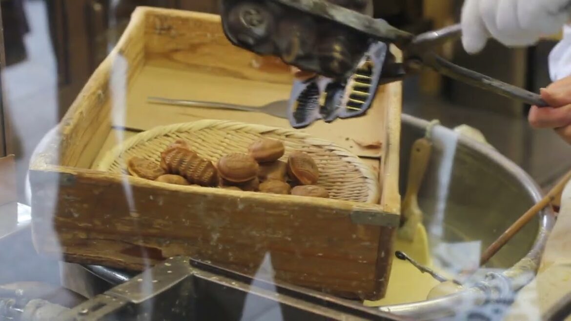 Japanese Man Making Street Food