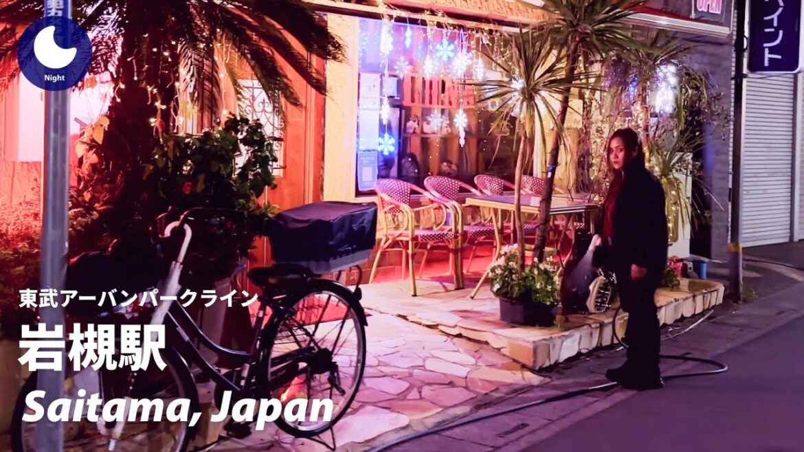 ⁴ᴷ Saitama: Iwatsuki Station (岩槻駅)  / Tobu Urban Park Line : Japan Walking Tour 2022