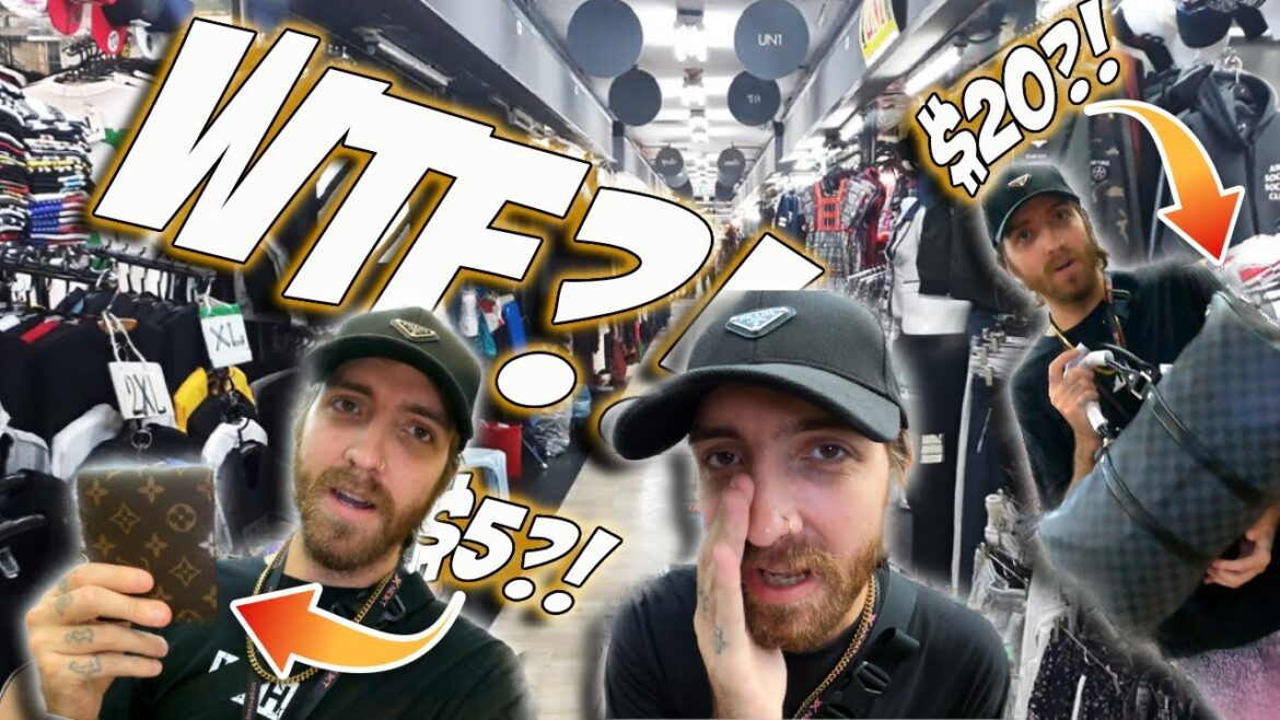 Thailand FAKE MARKET Tour! | Pattaya NIGHT MARKET 2022 | Louis Vuitton, Jordan & MORE!