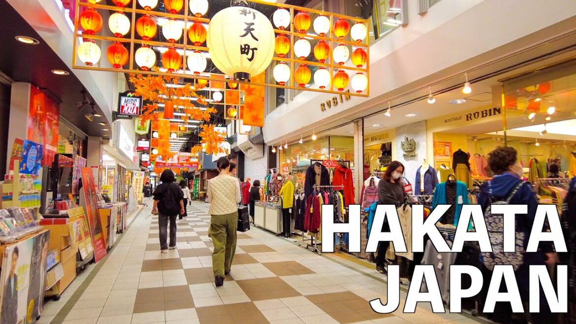 【4K】Fukuoka, Nakasu to Tenjin Walking tour | Japan 2022 【4K】Fukuoka, Nakasu to Tenjin Walking tour | Japan 2022