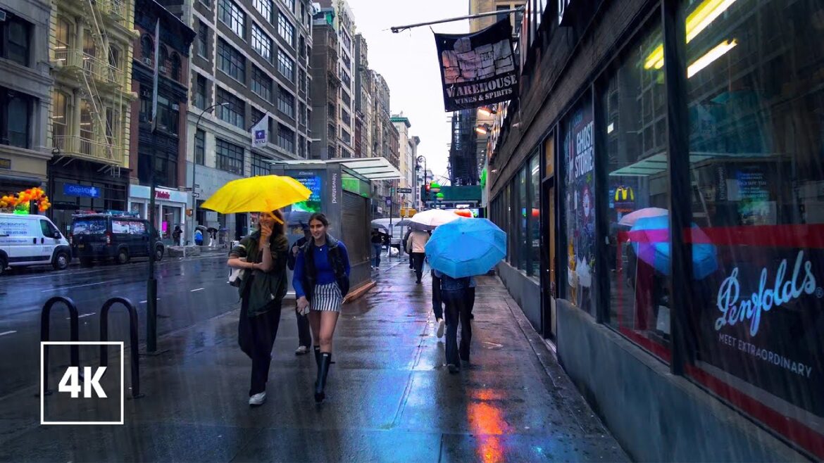 RAINY DAY in MANHATTAN ☔ New York City, NYC RAINY DAY in MANHATTAN ☔ New York City, NYC