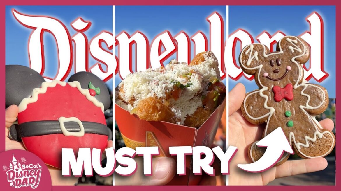 10 MUST TRY Disneyland Christmas Snacks You Have to Get in 2022