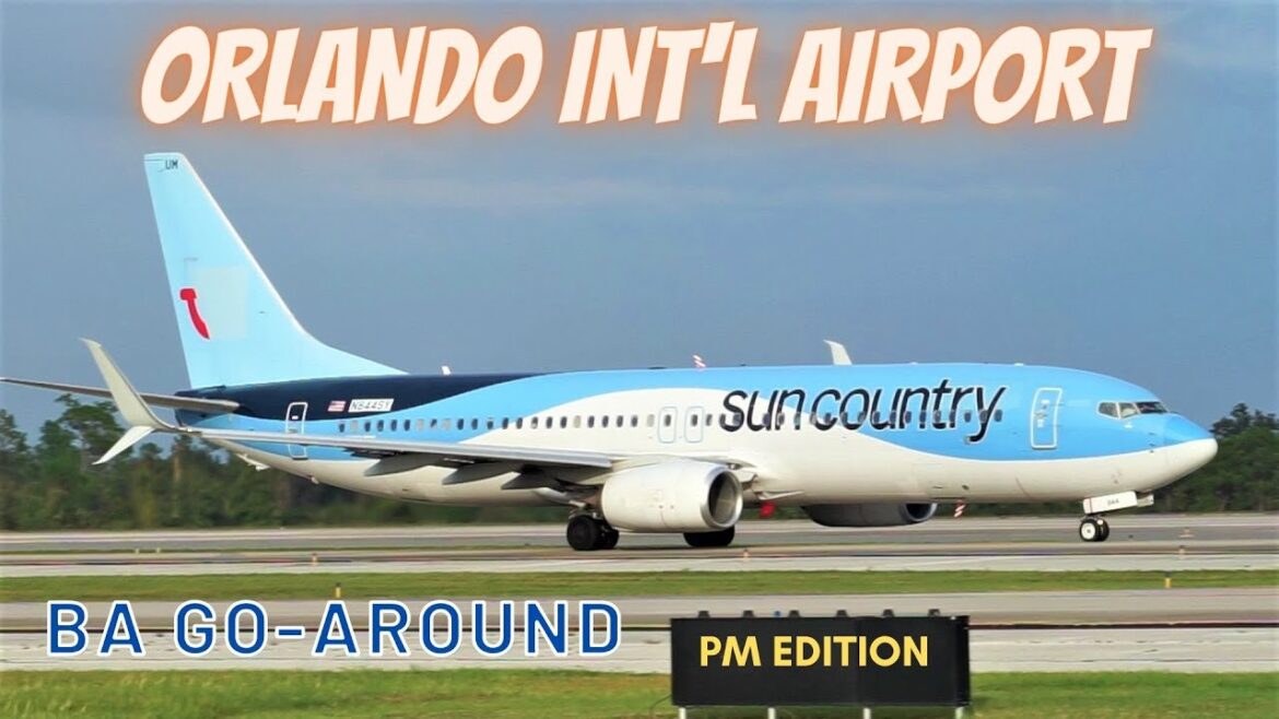 (4K) AFTERNOON GO AROUND | PLANE SPOTTING | ORLANDO INT'L AIRPORT 11/16/22.