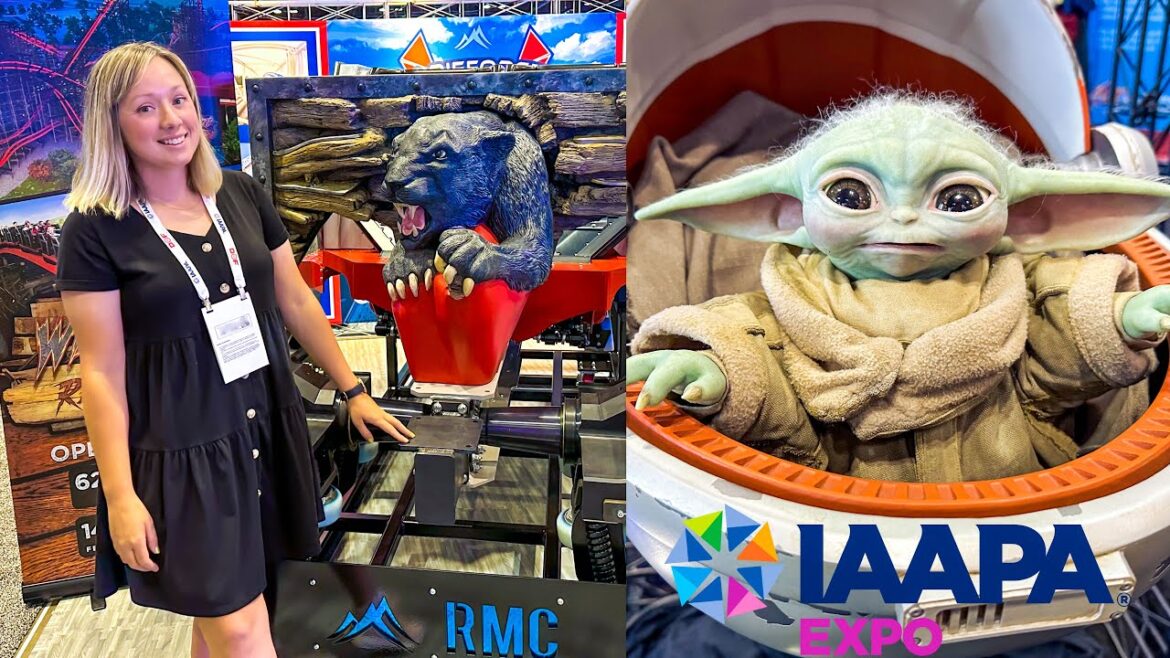 IAAPA 2022 Orlando - Theme Park Expo! Coaster Announcements, New Ride Tech, Grogu Animatronic & More