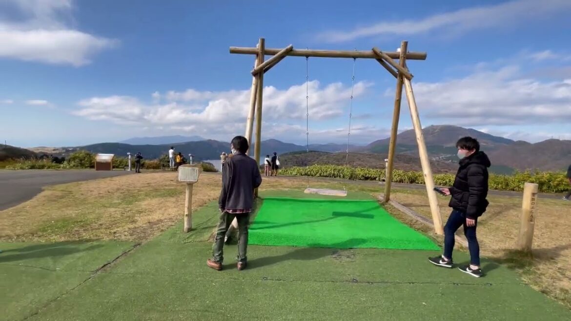 4K quality video walk experience at the Anest Iwata Sky Lounge in Japan