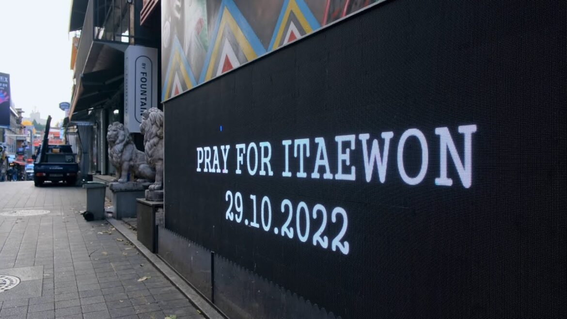ITAEWON after the Halloween tragedy of 29 October 2022 walking tour [4K]