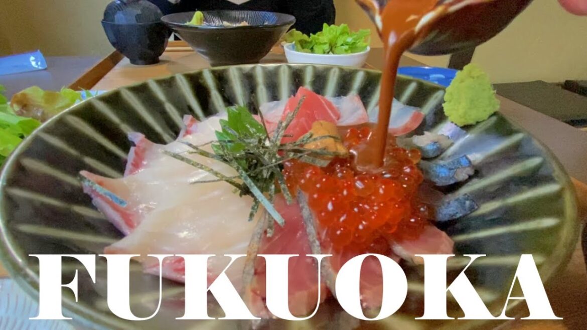 Seafood & Travel in Japan┃Vlog #Sashimi #Lobster #Fukuoka