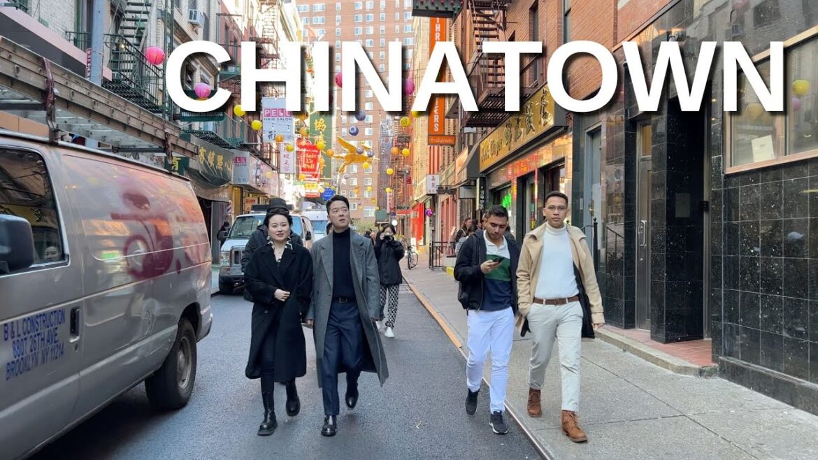 NEW YORK CITY Walking Tour [4K] - CHINATOWN