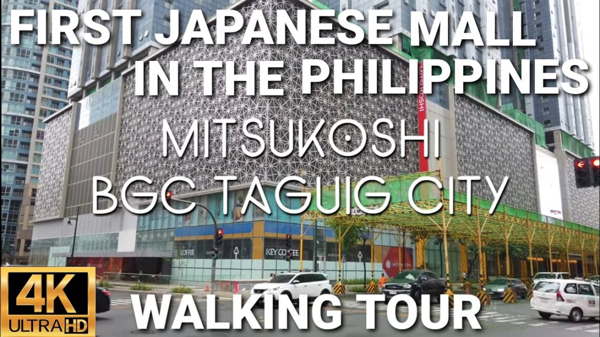 [4K] The First Japanese-Inspired Mall in the Philippines | Walking Tour | Mitsukoshi Japan Mall BGC