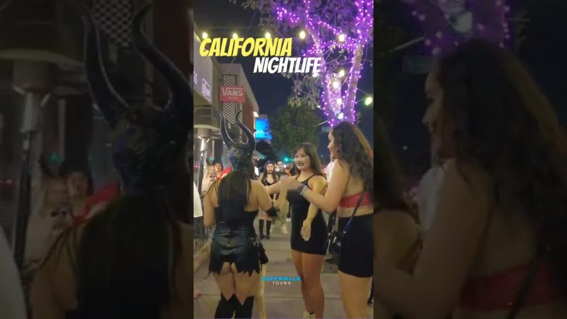 🇺🇸 LONG BEACH CALIFORNIA HALLOWEEN 🎃 NIGHTLIFE #shorts