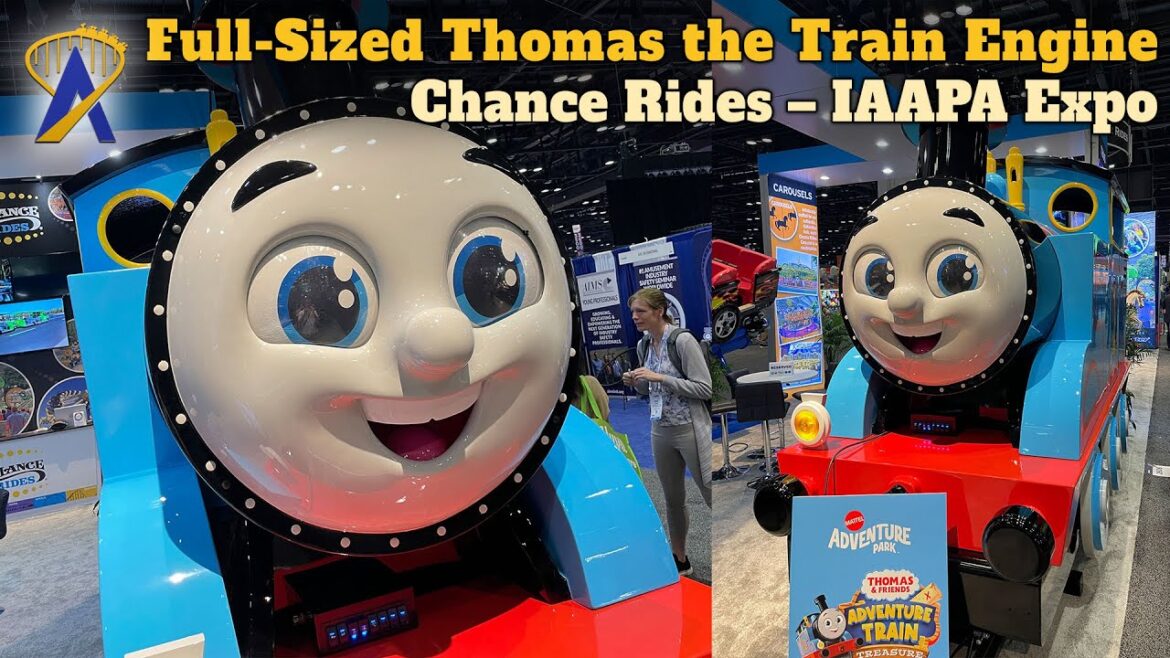Ride Vehicle Reveal for Thomas & Friends Adventure Train Treasure Hunt at Mattel Adventure Park Ride Vehicle Reveal for Thomas & Friends Adventure Train Treasure Hunt at Mattel Adventure Park