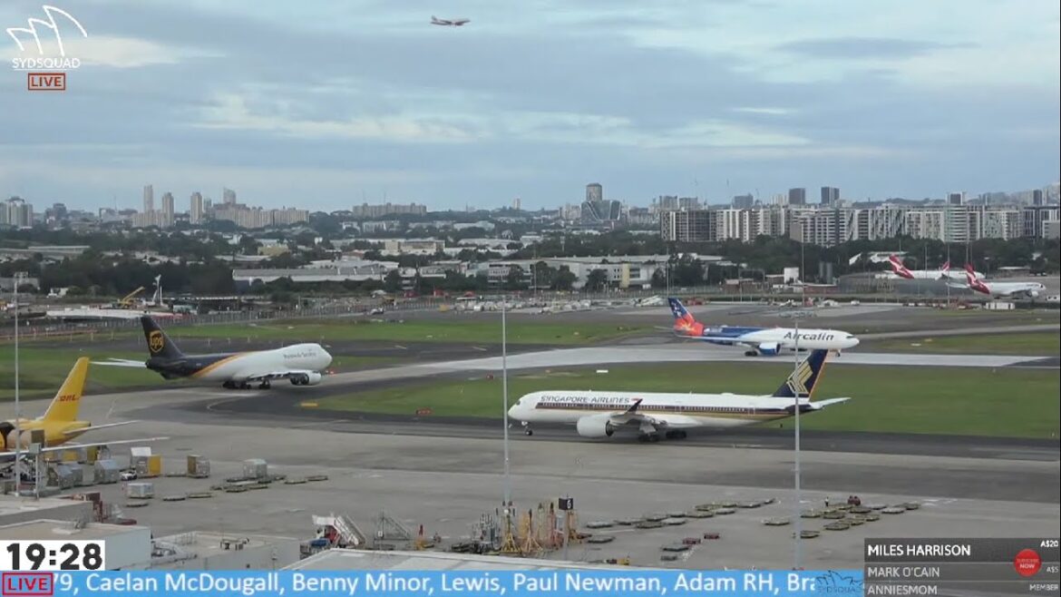 🔴 LIVE Sydney Plane Spotting w/ Kurt + ATC 🔴 Live Sydney Airport Airport Cam Stream Australia