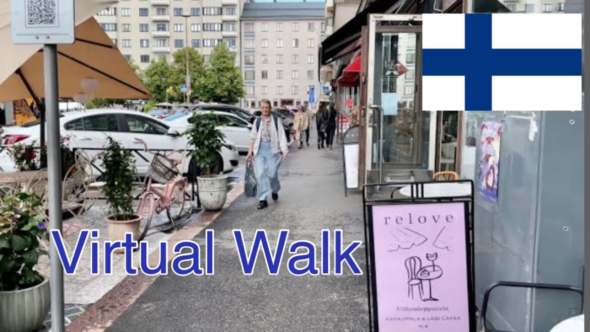 Helsinki Walks: Töölö. Popular neighborhood in the Finnish capital. Relaxing virtual walk.