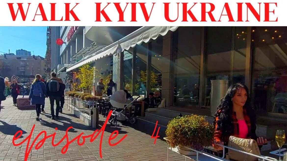 KIEV CITY UKRAINE -KYIV Street Live - Walking Tour