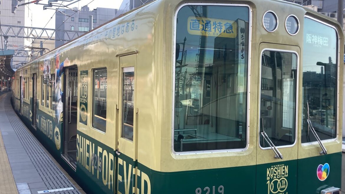 山陽電鉄(直通特急)車窓 山陽姫路→山陽須磨/ 阪神8000系 山陽姫路1053発(大阪梅田行)