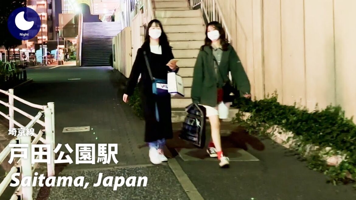 ⁴ᴷ Saitama: Toda Koen Station (戸田公園駅)  / Saikyo Line : Japan Walking Tour 2022