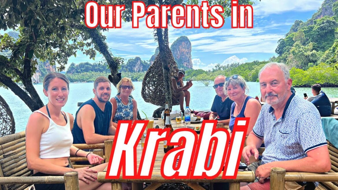 Our PARENTS visit KRABI Thailand Travel Vlog at Railay Beach – 4 Islands Boat Tour, Fish & Thai Food Our PARENTS visit KRABI Thailand Travel Vlog at Railay Beach - 4 Islands Boat Tour, Fish & Thai Food