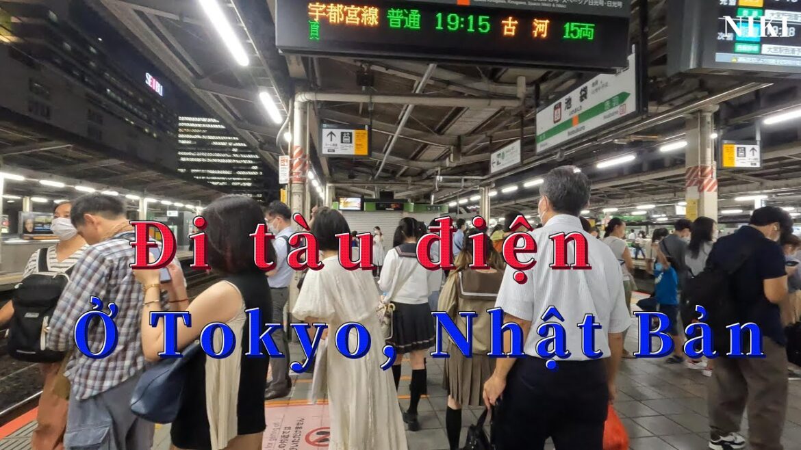 Japan Trip 2022 #012 I Đi tàu điện từ ga Ikebukuro đến ga Nishi Kawaguchi, Nhật Bản I #lqv #japan