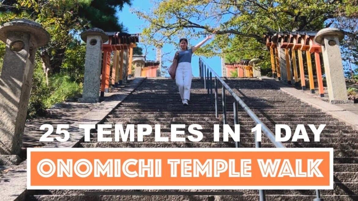25 Japanese Temples in 1 Day | Onomichi