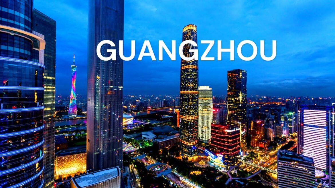 Guangzhou China 🇨🇳 4k Night Drone Tour - China Travel - Guangzhou Aerial View - Dream Tour