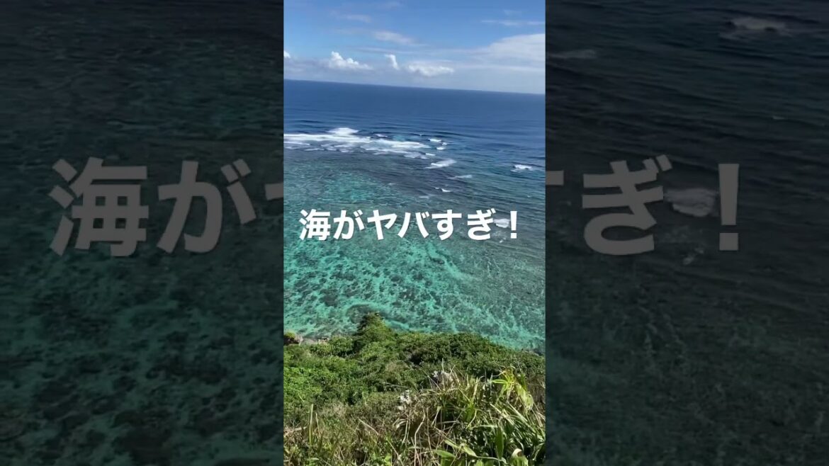 沖縄の海が・・ヤバすぎ！#沖縄 #shorts