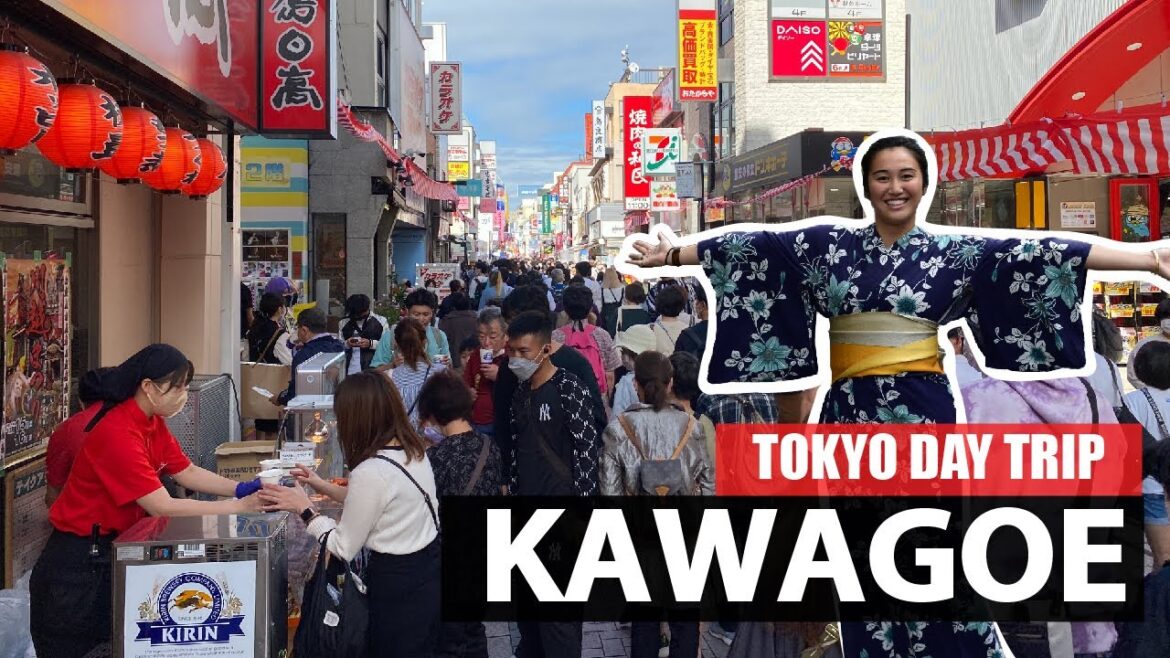 Tokyo Day Trip to Kawagoe | Kawagoe Festival + Street Food | 川越まつり | Little Edo Japan