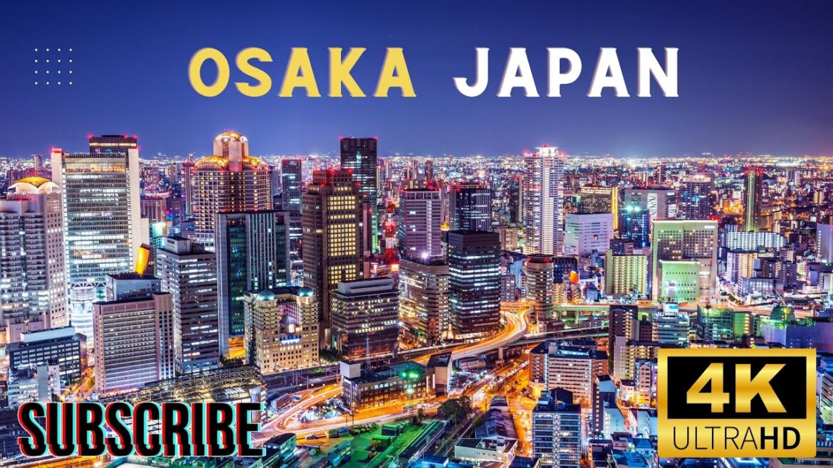Osaka ( japan ) most amazing 4k drone and walk footage Osaka ( japan ) most amazing 4k drone and walk footage