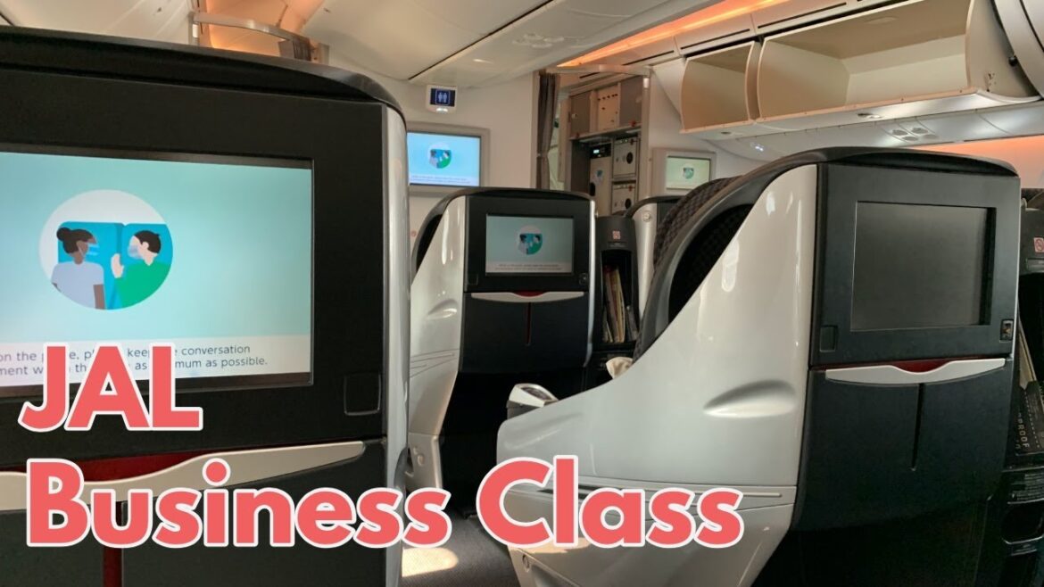 JAL Business Class B787-8 HKG - HND Shell Flat Neo Seat Hong Kong - Tokyo Haneda