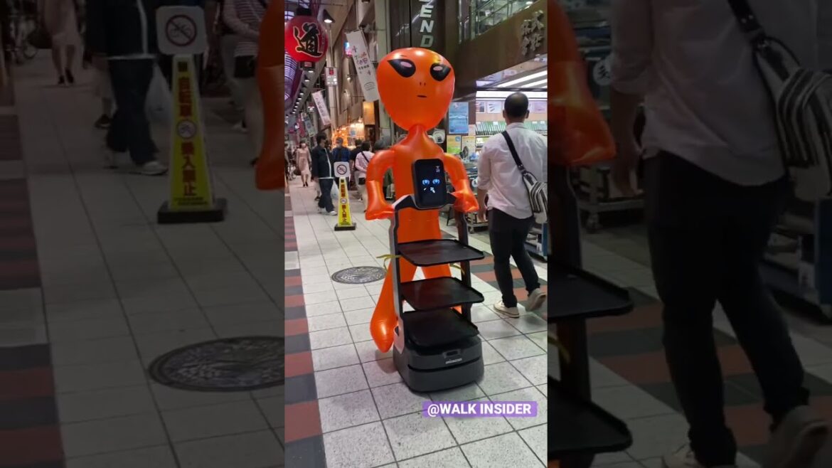 Delivery Robot in JAPAN!!!!