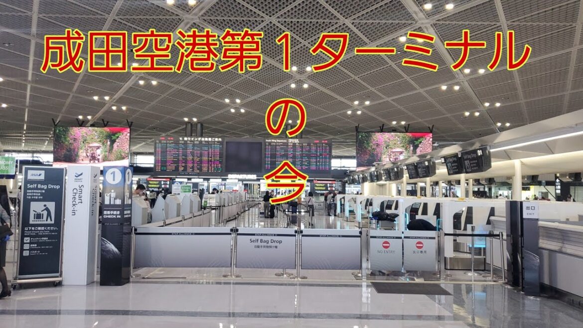 【海外旅行】グアム行く前に成田空港第１ターミナルを徘徊