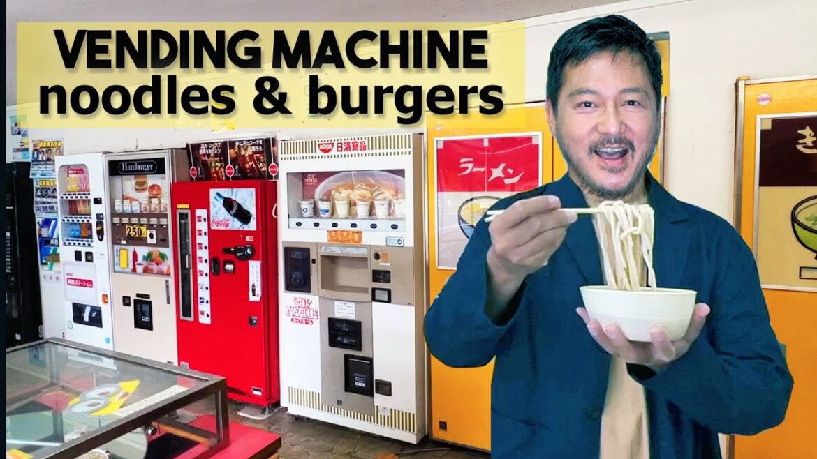 Retro VENDING MACHINE FOOD in Rural Japan Retro VENDING MACHINE FOOD in Rural Japan