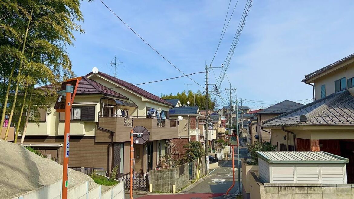 Walking around Modern Japanese Houses Tour in Saitama City, Saitama 07/03/2022