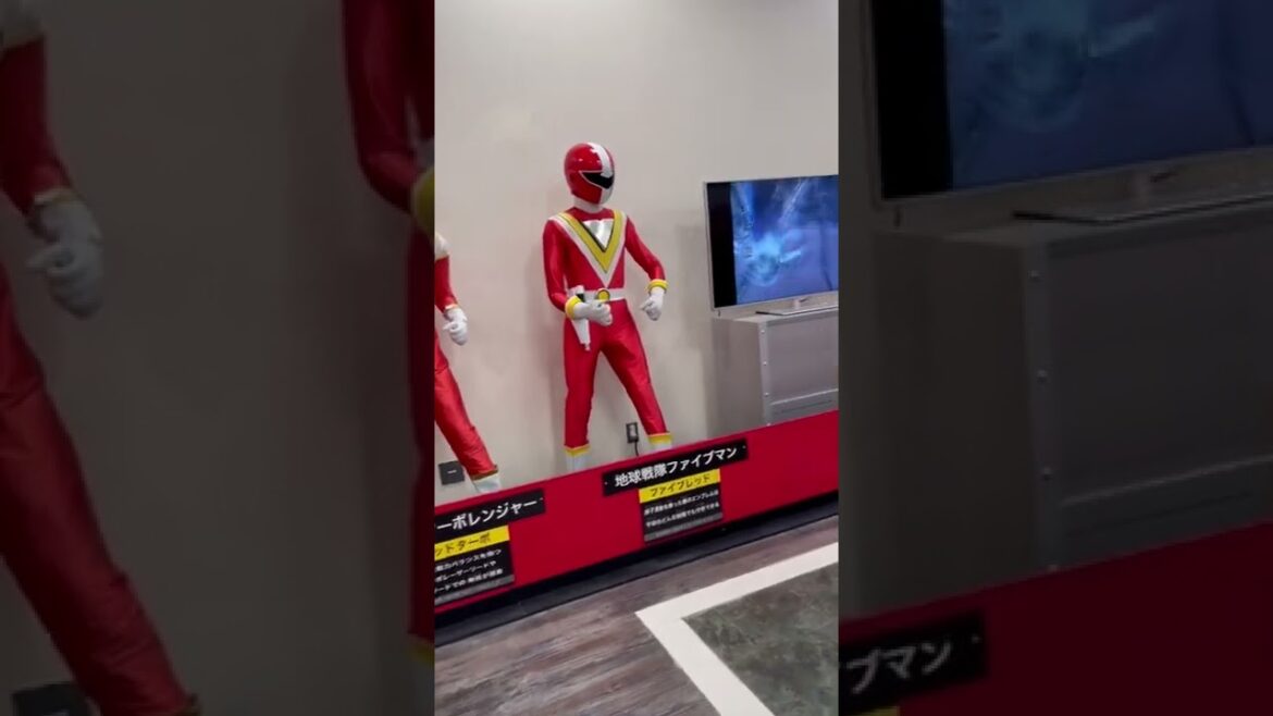 #Japan trip 2022 - #RedRanger #SuperSentai exhibit at #ToeiKyoto #PowerRangers