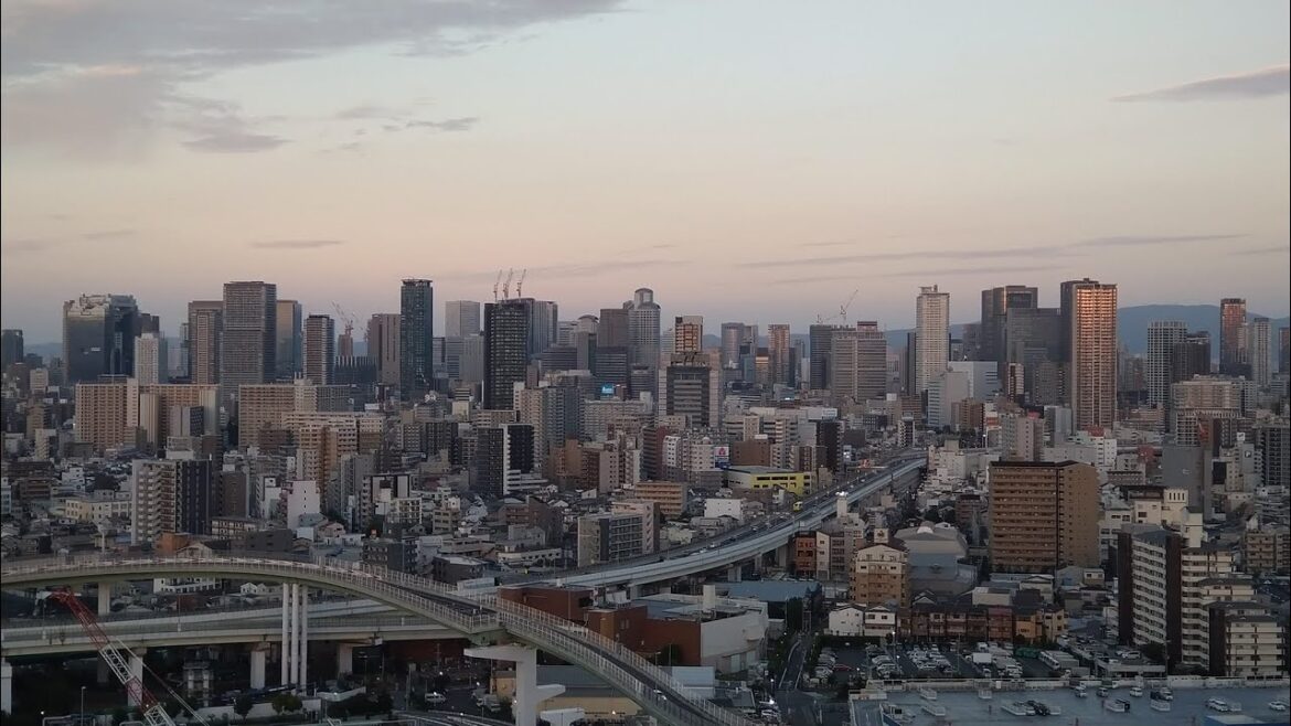 【LIVE ４K】 大阪の街の景色  ☔  2022/11/23 ライブカメラ配信 ＠osaka