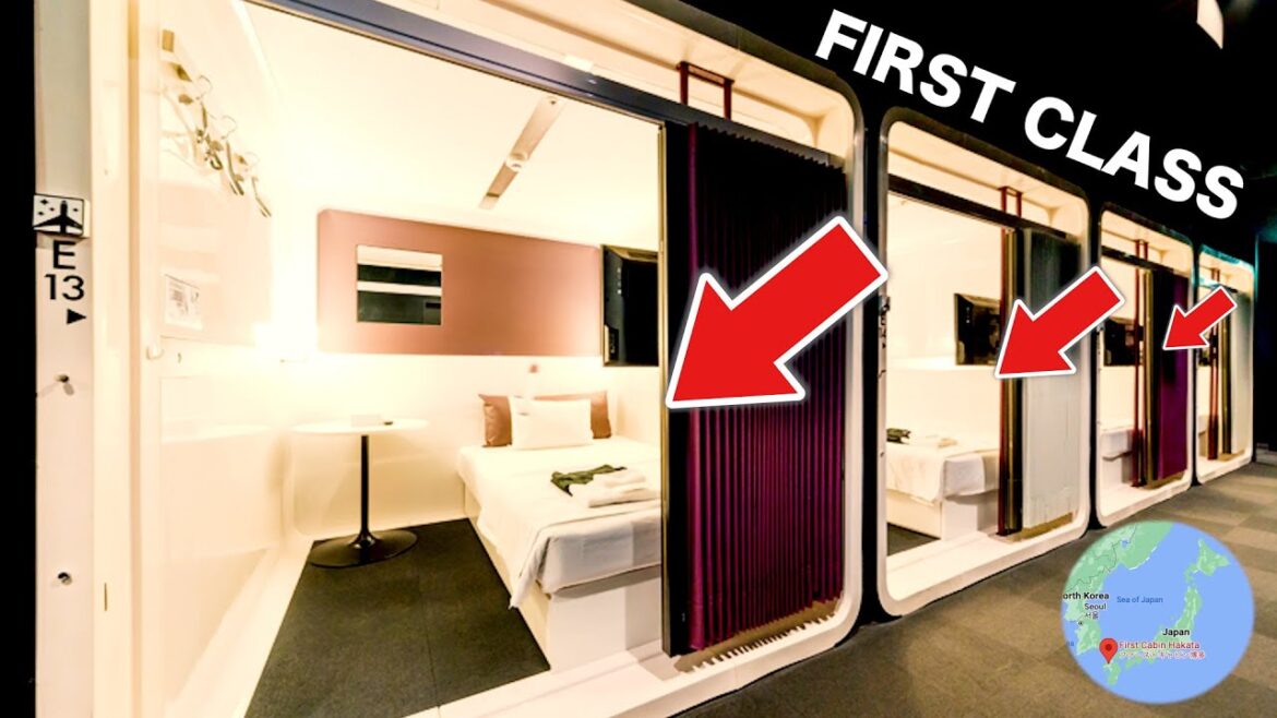 【日本一！？】福岡・博多の高級カプセルホテル最高級の部屋！？🤑💵ファーストキャビン