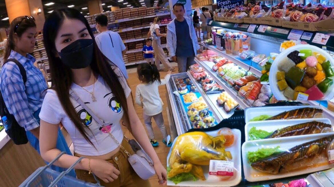Cambodia Street Food, Shopping & Exploring Delicious Plenty of food at Aeon Mall Phnom Penh Cambodia Street Food, Shopping & Exploring Delicious Plenty of food at Aeon Mall Phnom Penh