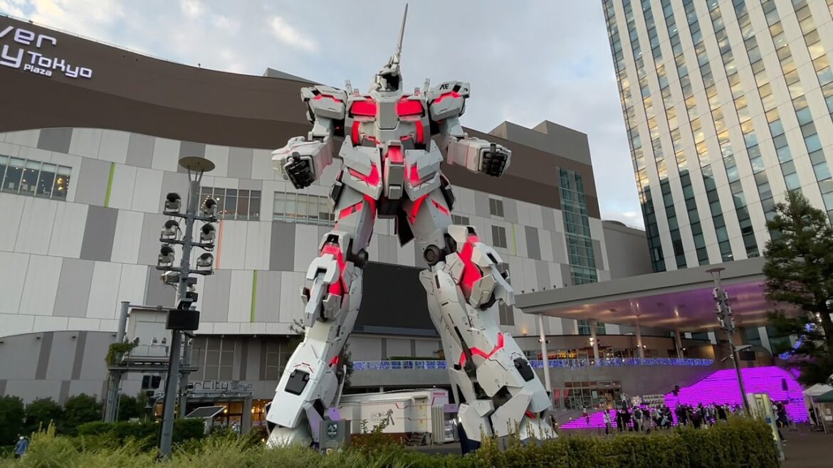 Odaiba (お台場) Tokyo/ Travel to Odaiba! Rainbow Bridge/ Statue of Liberty/ Fuji TV/ Unicorn Gundam