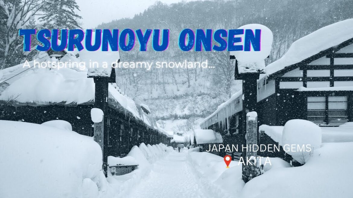 Tsurunoyu Onsen : A hot spring in a dreamy snowland
