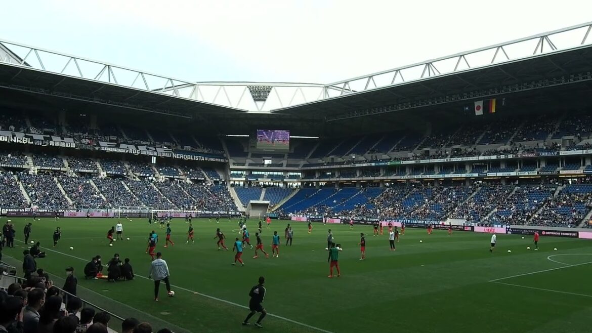 Japan Osaka Eintracht Frankfurt football practice before match 2022 Japan Osaka Eintracht Frankfurt football practice before match 2022