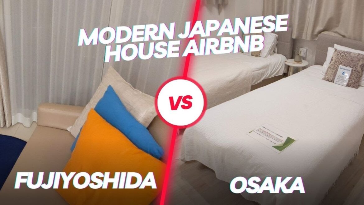 Japanese modern house tour AirBnB