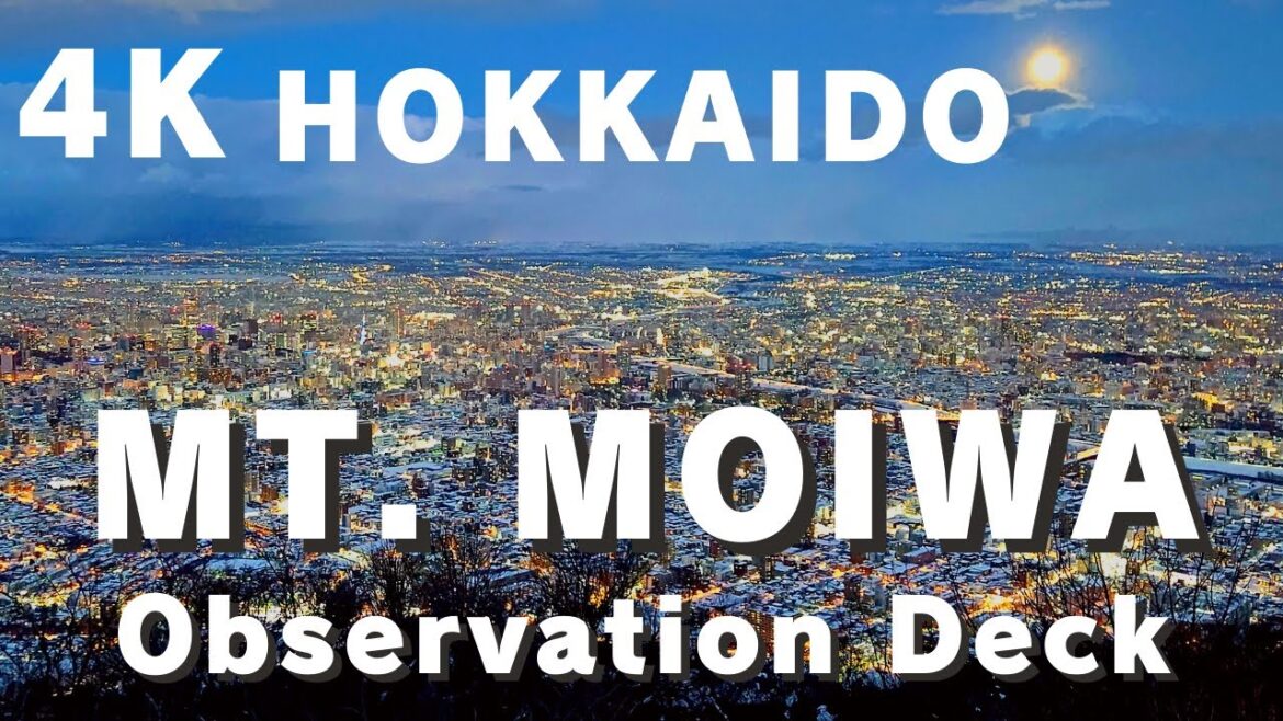 【4K Walking】HOKKAIDO Mount Moiwa Observation Deck #sapporo #hokkaido #nightview 【4K Walking】HOKKAIDO Mount Moiwa Observation Deck #sapporo #hokkaido #nightview