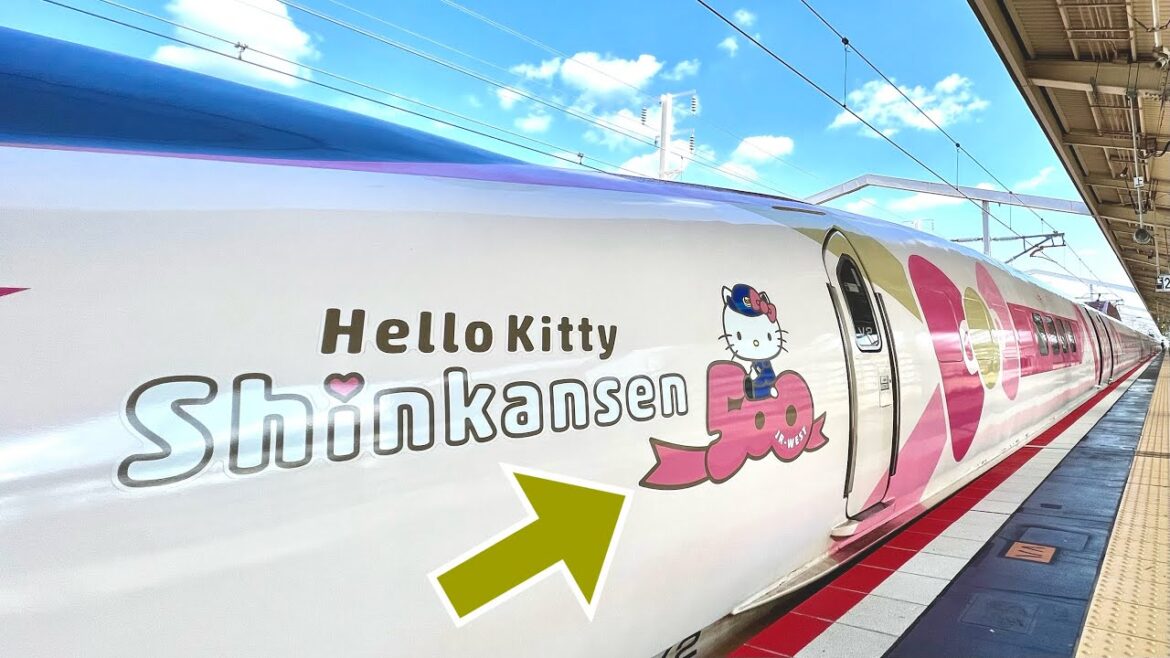 [Limited time] Hello Kitty Shinkansen round-trip ride once a day😍🚅💺