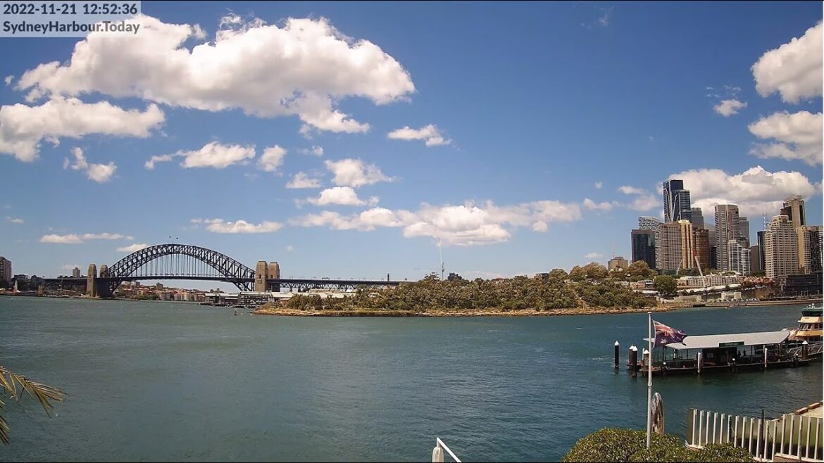 Lunch, afternoon on world's beautiful harbour. This is Sydney Harbour Australia 21-11-2022
