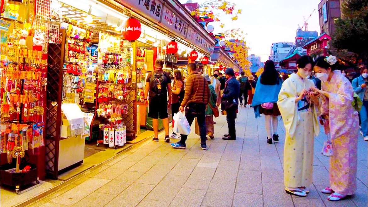 Asakusa in Tokyo. Taste Japanese culture♪💖🐶4K ASMR non-stop 1 hour 01 minutes Asakusa in Tokyo. Taste Japanese culture♪💖🐶4K ASMR non-stop 1 hour 01 minutes