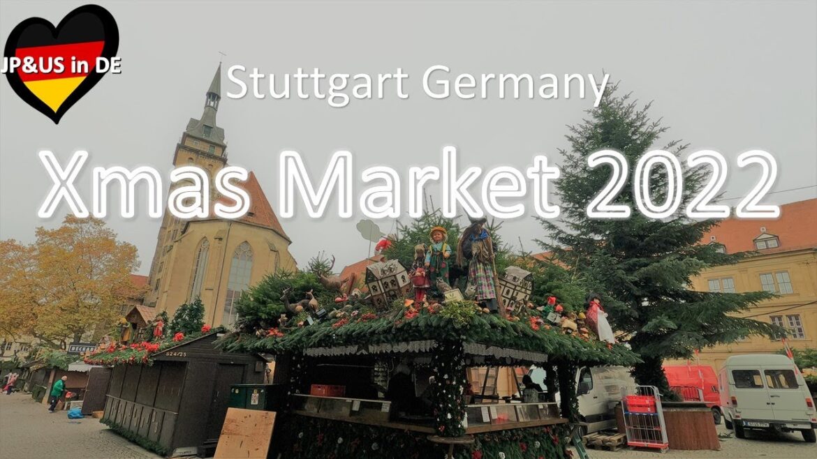 【Germany🇩🇪】Stuttgart Christmas Market 2022 / The day before the Christmas Market / Walking Tour