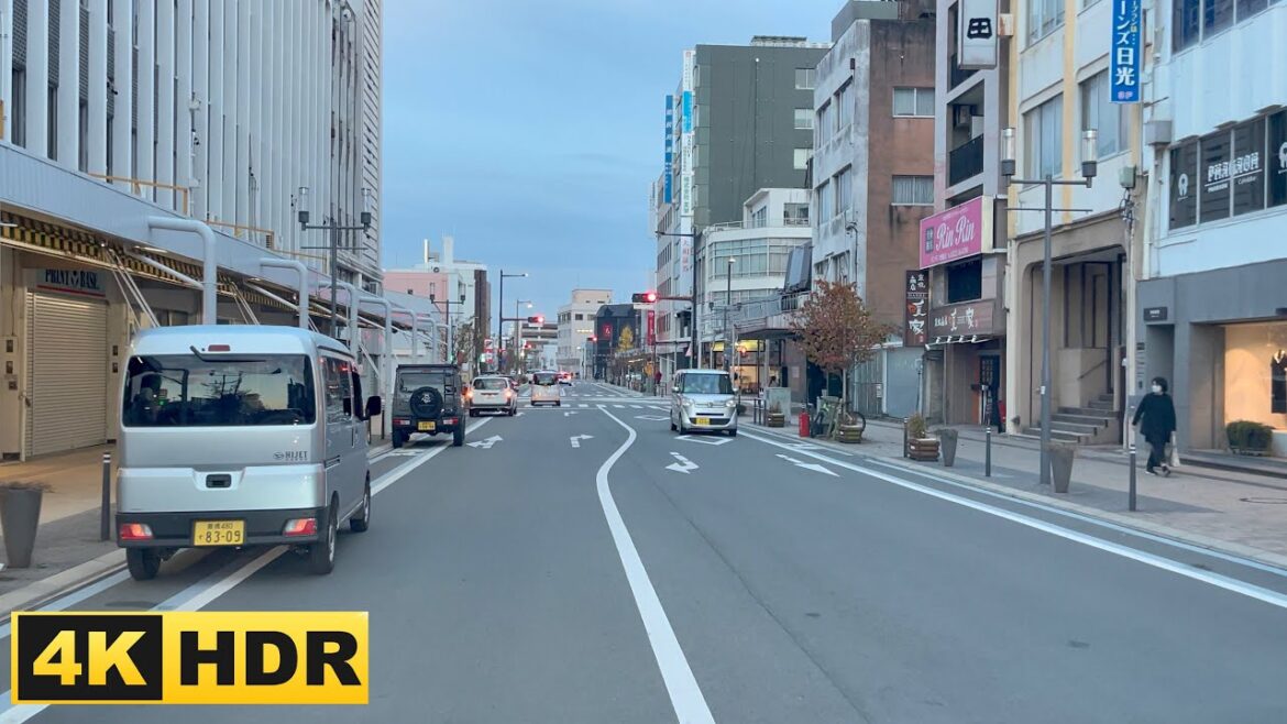 Driving Around at Central Toyohashi City Aichi Prefecture Japan Driving Around at Central Toyohashi City Aichi Prefecture Japan